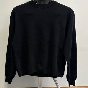 Black Women's Crew Neck Sweater